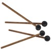 Marvexi 4Pcs Rubber Tongue Drum Sticks Xylophone Mallets, Glockenspiel Mallets