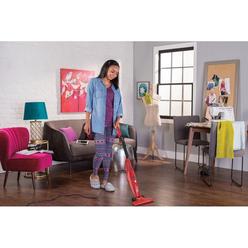 Dirt Devil SD20000RED Simpli-Stik Lightweight Corded Bagless Stick Vacuum, Red