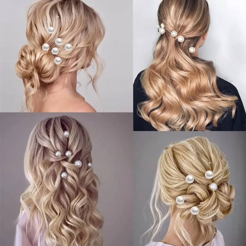 60pcs Horquilla Cabello Accesorios Pelo Boda De Flores Mujer