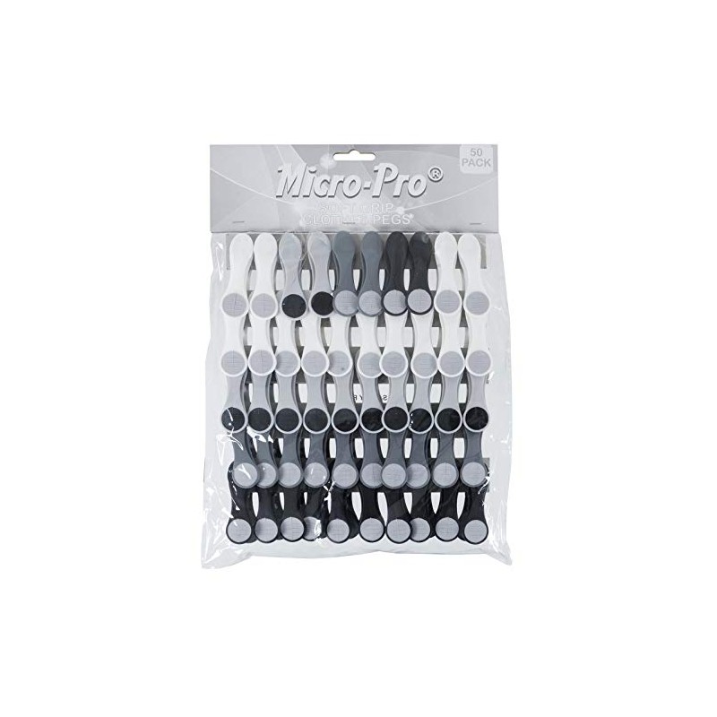 Pack of 50 Soft Grip Clothes Pegs Tough Plastic Laundry