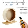 antiai Hamster Wooden Silent Wheel, Small Animal Exercise Wheel Accessories,