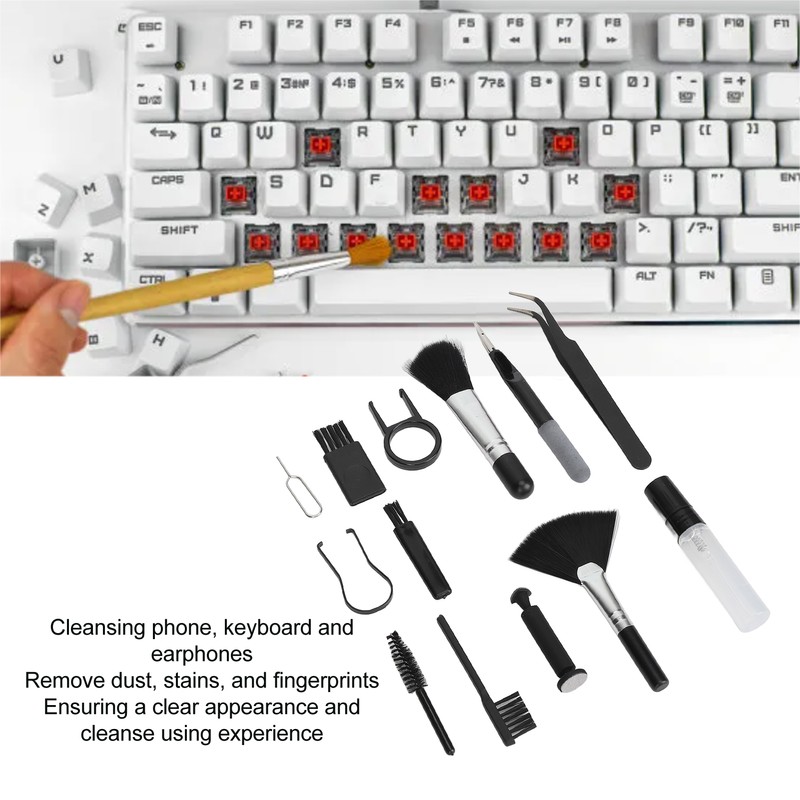 Earphones Cleansing Tools Dust Fingerprint Removal Multifunction Earbuds Cleansing Kit