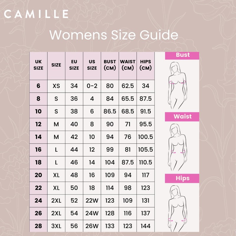 Camille Womens Bella Magic Firm Control Two Pack Shapewear Support