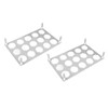 2 Set 15 Slots Flat Countertop Coffee Pod Holder Flat