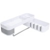 No Drilling Corner Shower Shelf Wall Mounted Bathroom Storage Rack