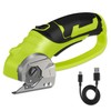 Cordless Electric Scissors - 4V Rechargeable Rotary Cutter with Safety
