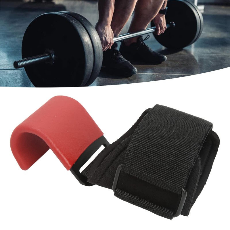 SUNGOOYUE Heavy Duty Lifting Wrist Straps Gloves, Weight Lifting Hooks,