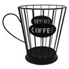 Hausdec Coffee Pods Holder Coffee Capsules Storage Basket Kitchen Counter