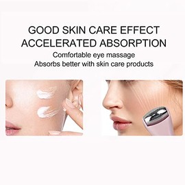 Rodillo para Ojos para Ojos Hinchados y Círculos Oscuros, Mini Rodillo para Ojos de Acero Inoxidable Bola Aleación Facial Reutilizable Aliviar las Arrugas Hinchazón Poros Cuidado