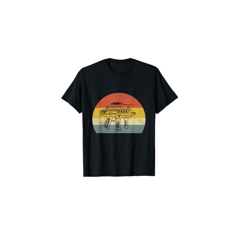 Retro Sunset Laser Tag T-Shirt