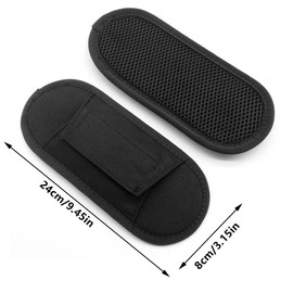 SEABABOO Shoulder Pads Backpack 2 Pieces 24 x 8 cm Removable Shoulder Pads Schoeller Shoulder Straps Universal Replacement Backpack Shoulder Bag for Shoulder Bags Travel Bags (M)