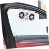 PACKOVE Lar-Powered Car Window Ventilation Solar Fan for Car Efficient