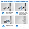 8-Piece Set NPT Pipe Tap 1/8 Inch 1/4 Inch 3/8