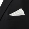 SHLAX&WING Pañuelo De Bolsillo Para Hombre Blanco Color Sólido Cachemir