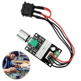 Motor Speed Controller PWM Speed Controller PWM DC Motor Speed Controller 6V12V24V Current Within 3A PWM DC Motor Governor Speed Control Module Regulator Control Module with Switch Function Forward