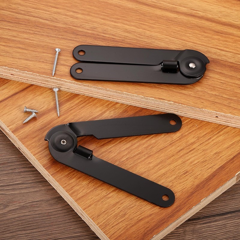 sourcing map 2 Pcs Lid Support Hinge, Rotatable Folding Lift