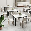 Giantex 45" Rectangular Dining Table for 4 People with Faux