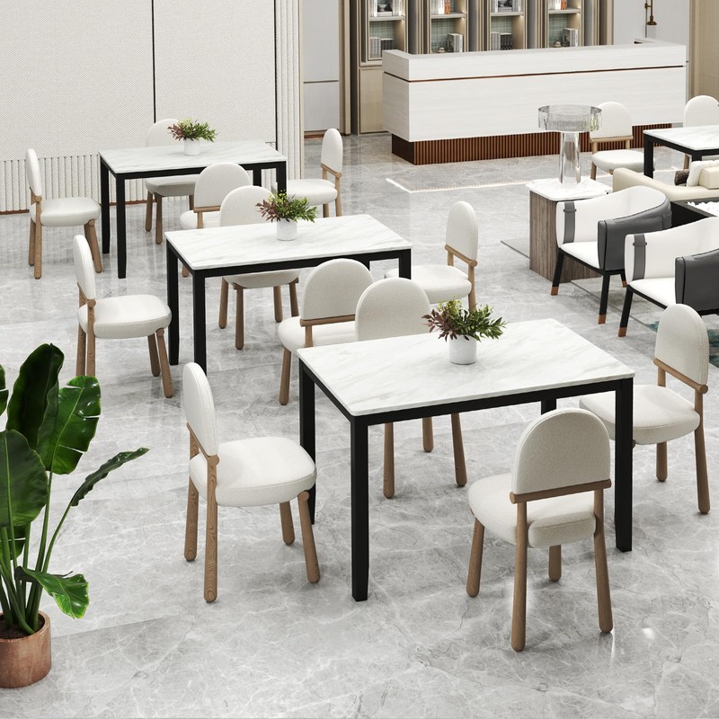 Giantex 45" Rectangular Dining Table for 4 People with Faux