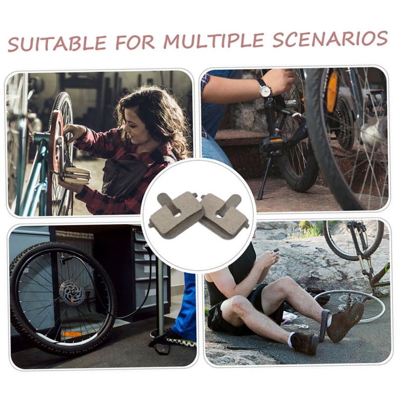 BIUDECO 5 Pairs Semi Metallic Bicycle Hydraulic Brake Pads for