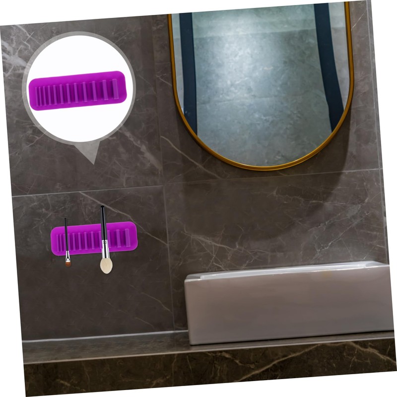 OHPHCALL Makeup Brush Rack Wall Mount Travel Makeup Brush Dryer