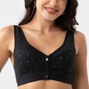 Numgug Daisy Bras for Older Women Comfort Soft Breathable Bra