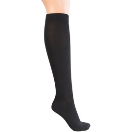 PEARL Travel Knee Socks with Support Function in 1 Pair Size, black