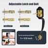Gaurqiah Double Front Door Handleset with Deadbolt – Oil-Rubbed Bronze