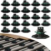 Adjustable Plastic Deck Pedestals, 24 PCS Heavy Duty Deck Blocks