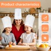12 Pack Chef Hats for Kids, Disposable Paper Chefs Hat