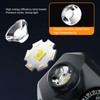 Wrist Flashlight Waterproof Rechargeable 5 Modes Watch Flashlight with Compass