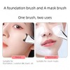 2-in-1 Makeup & Mask Brush – Silicone Foundation Applicator for