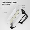 Youtemei Lathe Led Work Light Magnetic Waterproof Gooseneck Lamp Mechanic
