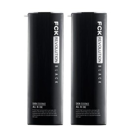 레볼루션블랙 스킨에센스 올인원 130ml x 2개 / 남성화장품 스킨 로션 에센스 / 미백효과+주름개선 기능성 Revolution Black Skin Essence All-in-One 130ml x 2pcs / Men's Cosmetic Skin Lotion Essence / Whitening Effect + Anti-Wrinkle Functional