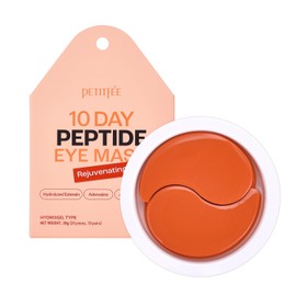 10 DAY Eye Mask Peptide 20pcs (10pairs) - Rejuvenating Eye Patch, Firming Eye with Hydrolyzed Extensin, Peptide, Adenosine, travel friendly, lightweight