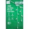 Home Accents Holiday 200 Ct Cool White Steady Lit Mini