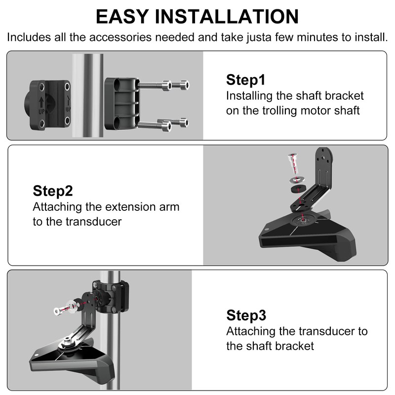 010-12970-00 Perspective Mode Livescope Mount Compatible with Garmin Panoptix LVS32