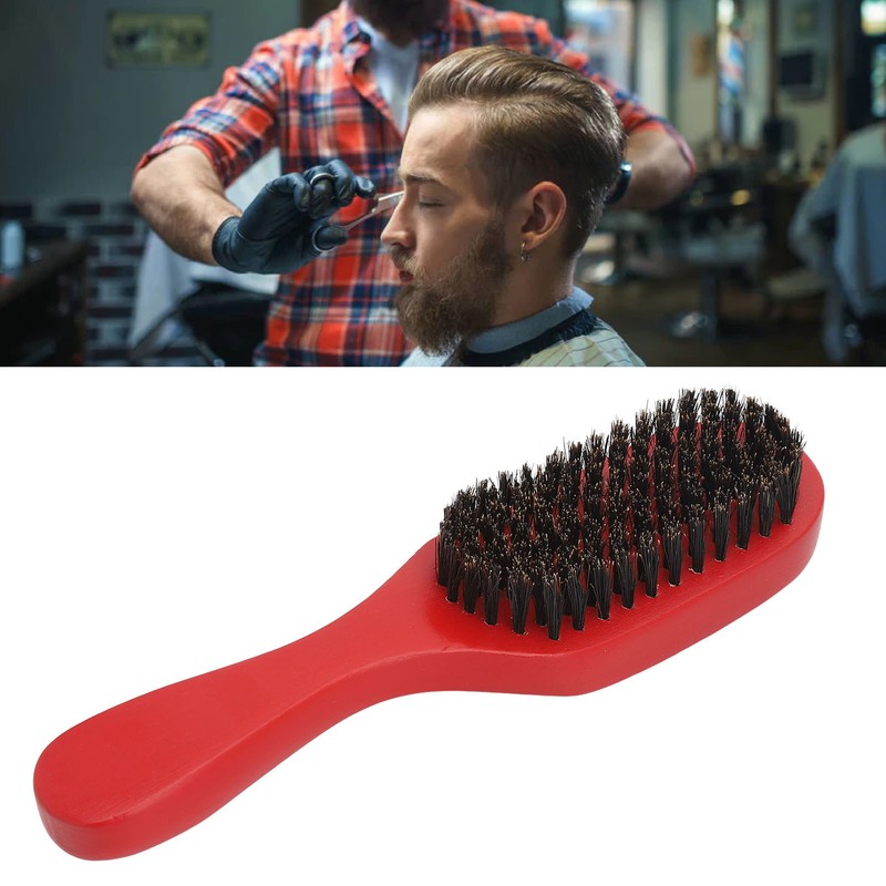 Nylon Hair Oil Head Styling Brush Professional Portable Ergonomic Beard