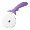 Hygiplas Pizza Wheel in Purple 4 Inches - Dishwasher Safe,