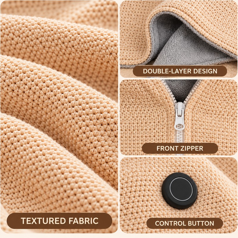 USB Heated Blanket Shawl for Home and Office – 3
