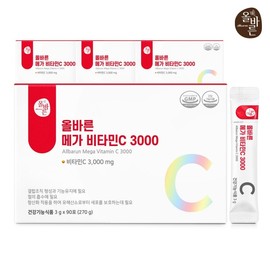 upright Correct Mega Vitamin C 3000 270g x 4 / 올바른 메가 비타민C 3000 270g 4개