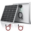 SUNER POWER 24V 50W Solar Battery Charger Maintainer, Built-in Ultra