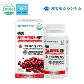 쌩쌩 레드 크랜베리 골드 600mgX180정 Fresh Red Cranberry Gold 600mg x 180 Tablets