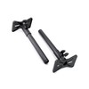 QWORK Undermount Sink Brackets Kit, 2 Pack Steel Undercounter Sink