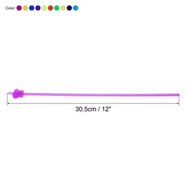 PATIKIL Teachers Pointer Stick, 30 Pcs Clear Classroom WhiteBoard Teacher Hand Finger Mini Pointer for Presentation Speaker Guide Coach, 10 Colors Style 1