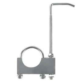 GAOLAOSY 2.5 Inch Exhaust Clamp With Hanger, Heavy Duty Car Muffler Hanger for 2-1/2" Pipe, Universal Automotive Exhaust System Tool for Most Cars, Trucks