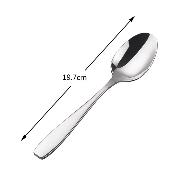 Ortodayes Stainless Steel Tablespoon, Bouillon Spoon, Dinner Spoon Set of