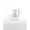 Southern Marine Euro Rocker Switch Cover, White with Blue Lens.