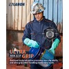 LANON - Guantes de nitrilo resistentes a los productos químicos,