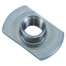 TRUSCO TBW09-0006 T-Type Welding Nut 2B M6 P No Dowel Steel 10 Pcs Hex Nut