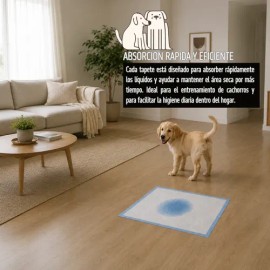 Paños Absorbentes Pañales Tapete Perro Entrenadores 100 Pz                                                                                            